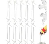 Yuiturt 20PCS Expanding Foam Nozzle, Spray Foam Replacement Expanding Foam Tubes Nozzle, Expanding Foam Filler, Spray Spray Polyurethane Foam Nozzle Set for DIY Spraying as Shown Industrial Adhesives