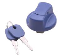 Yuiturt 40mm Locking Adblue Tank Cap Fits Mercedes, Locking Adblue Tank Cap 40mm with 2 Keys, Truck Adblue Fuel Tank Cover Gas Caps for DAF, MAN - Blue