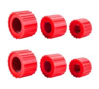 Yuiturt 6 Pcs Copper Pipe Cleaner Set - Enhanced Plumbing Tube Cleaners with 3 Sizes, Handy Copper Pipe Scrubber for Plumbers (Small/Medium/Large)