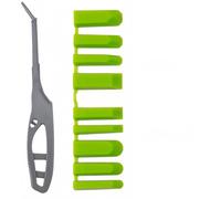 Yuiturt Caulking Tool,Sealant Remover Tool,Silicone Tool,Silicone Smoothing Tool Sealant Finishing Tool Caulking Tool Kit Silicone Block Scraper Tool with 9 Narrow Tips for Small Tighter Spaces