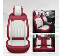 YUJHMN Car Seat Covers Universal Set for Honda City 2018 Civic Fit City Great Wall Hover H1 H2 H3 H4 H5 H6 H7 H8 H9 M6 C30 C70 C20R Car Accessories, Red