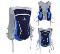 YUJHON Hydration Running Vest - Adjustable Unisex Pack with Phone Holder and Storage, Lightweight Backpack Reflective Design for Trail Running/Cycling/Hiking (Men & Women)