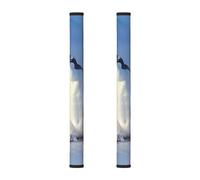 yujhopp Cute Penguin Print Refrigerator Handle Covers, Washable Kitchen Appliances Gloves for Microwave Dishwasher Fridge Door Cloth Protector Covers (2-Pack)