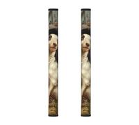 yujhopp Farm Animals Print Refrigerator Handle Covers, Washable Kitchen Appliances Gloves for Microwave Dishwasher Fridge Door Cloth Protector Covers (2-Pack)