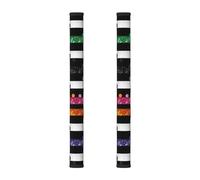 yujhopp Glitter Rainbow Polka Dot Stripe Black and White 3 Print Refrigerator Handle Covers, Washable Kitchen Appliances Gloves for Microwave Dishwasher Fridge Door Cloth Protector Covers (2-Pack)