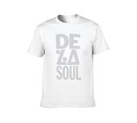 YUJIAN FLOSS De La Soul - Native Tongues Tribe Called Quest Golden Era Hip Hop NYC Casual Round Neck T Shirt White S