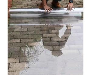 YUJIANHUAA 1mm Polycarbonate Roofing Sheets Clear Acrylic Plastic Sheet,Roofing Canopies Roofing Cladding Panel,Sun Protection Heat-Insulating,for Greenhouses (0.5m x 1m(1.64ft x 3.28ft))