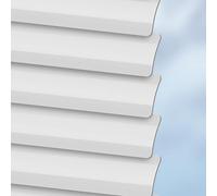 YUJIANHUAA Aluminium Venetian Blind,25mm Horizontal Slats Curtains,Windows Treatment Shutters,Blackout,Thermal insulation,for Home Office Kitchen,Easy Fit,Customizable (110cm x 100cm,White)