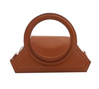 YUJIEBB Solid Color Elegant Tote Bag,Versatile;Vintage Small Square,Stylish Shoulder Crossbody Bag for Work Occasions