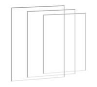 YUJINLIU Clear Acrylic Sheets 95 x 135 cm Covered with Protective Film Transparent Plastic Sheet Many Sizes for Picture Frame Glass Replacement, Projects Display, Painting, 10mm