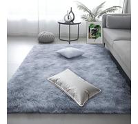 YUJINLIU Shaggy Rug 250 x 280 cm Fluffy Soft Fluffy Rugs Antiskid for Children'S Living Room, Light Grey