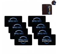 Yujinpu 8 Pack RFID Blocking Card,Generation 2 Credit Card Protector,Anti-Theft Wallet NFC Blocker,Sleeves Defender for Entire Wallet Protection Secure in Crowds,Credit Card Holder RFID Blocking