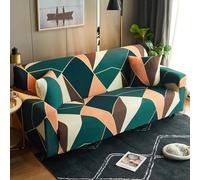 YUJOQUP High Stretch Sofa Cover 1 2 3 4 Seater Elastic Printed Sofa Slipcover Washable Polyester Couch Cover Settee Protector(Size:Single (90-140cm),Color:E)