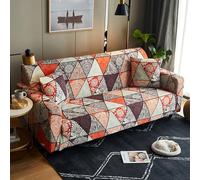 YUJOQUP High Stretch Sofa Cover 1 2 3 4 Seater Elastic Printed Sofa Slipcover Washable Polyester Couch Cover Settee Protector(Size:Single (90-140cm),Color:H)