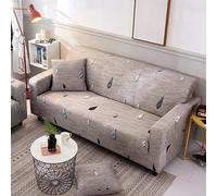 YUJOQUP High Stretch Sofa Cover 3 Seater Soft Polyester Couch Slipcover Washable Settee Covers for Dog Cat Friendly(Size:Single (90-140cm),Color:Q)