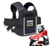 YUJUVI Children's Motorcycle Seat Belt Motorcycle Children's Belt Adjustable Children's Motorcycle Belt Breathable with Reflective Strips for Children Between 2 and 15 Years