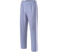YuKaiChen Men's Tracksuit Bottoms Lightweight Joggers Summer Track Bottoms Breathable Open Weave Mesh Athletic Pants Size S Light Blue
