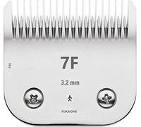 Yukaione Detachable Pet Dog Grooming Clipper Blades,Compatible with Andis Size-7FC Cut Length 1/8"(3.2mm),Compatible with Oster A5,Wahl KM Series Clippers