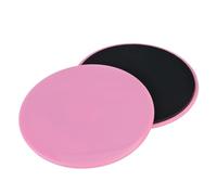YUKERMARB 2PCS Exercise Sliding Gliding Disc, Full Body Workout Core Slider for Gym, Yoga, Dance, Physical Therapy and Balance Training (Pink)