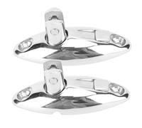 YUKERMARB Boat Bimini Top Swivel Hinge, 316 Stainless Steel Marine Hardware, Stylish 90 Degree Fittings for Yachts and Speedboats