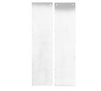 YUKERMARB Door Kick Plate Set, 2PCS 304 Stainless Steel 16x4in