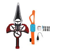 YUKERMARB Flying Sword RC Glider Control RC Plane with LED Lights and Gyro for Kids Adults Beginners (Red)