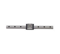 YUKERMARB Linear Rail Guide Bearing Steel Rail Guide MGN12 12mm for CNC Machine High Speed Sliding Resistance Low Power Loss for Automation Measuring Tools (200mm)