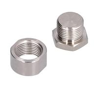 YUKERMARB O2 Oxygen Sensor Plug Nut, M18 X 1.5 Thread Welding Fastener