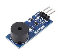 YUKERMARB Passive Buzzer Module 5Pcs Low Level Sound Module 3.3 5V Pin Control Electronic Component for Robotics and Educational Experiments