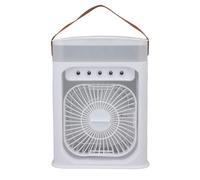 YUKERMARB Portable Air Conditioner Fan, Humidifier, 3 Speeds | Evaporative Cooling Tabletop Unit, 2.5 To 12 Hour Mist, 60 Degree Airflow For Office Desks