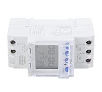 YUKERMARB Power Timer ABS Smart Switch Timer 85 to 265VAC 16A LCD Backlight 96 Programs DIN Rail Time Controlled Switch for Water Heater Light Box Dispenser Home Appliances