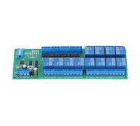 YUKERMARB Relay Module, RS485 Relay Board 12 In 12 Out 24V Electronic Component, 9600BPS Selectable Baud Rate, 7 Working Modes, 10A Load, for Industrial Control Automation