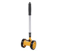 YUKERMARB Rolling Measuring Wheel, Digital Measure Wheel Distance Measurer Surveyor 0-9999.9m Range Dual 4in Wide Wheels Telescopic Rod for Construction Landscaping Indoor
