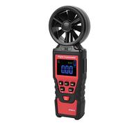 YUKERMARB ST6816 Digital Anemometer ABS Wind Speed Meter 0.4 to 30 M S LCD Max Min Avg Data Hold Wind Temperature Tester for Sailing Kite Flying Windsurfing Mountaineering