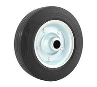 YUKERMARB Trailer Jack Wheel Replacement 8 Inch 1100 Lbs 48mm | Iron Bearings Rubber Material, Compound, Oil Grease Resistance, Wet Cold Use, Rv Jack Wheel Fit