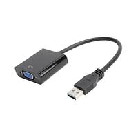 YUKERMARB USB 3.0 to VGA Adapter 5Gbps Video Converter for 7/8/10 Plug and Play, with 5.0 Gbps Transfer Rate for Extended Desktop