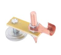 YUKERMARB Welding Magnet Head Iron Ground Welding Head with 4mm Insulation Board Single Ground Connector Strong Magnetic Hold for Welder Spotter Repair and Metal Work