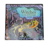 YUKERMARB Witches Calendar 2026, Coated Paper Astrological Witch Monthly Wall Calendar with Spells Rituals Moon Phases