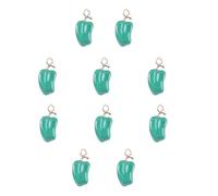 Yukfhgt Decorative Three-Dimensional Sweet Pepper Talisman, 10 Pieces of Alloy Mini Pendants, Diy Jewelry Making of Chili Fruits, 1, Alloy, No Gemstone