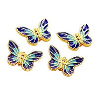 Yukfhgt Enamel Charms, 20 Pcs Cute Butterfly Pendants for Jewelry Making, Alloy Butterfly Jewelry for Necklace, Bracelet & Earrings DIY Supplies, Alloy, No Gemstone