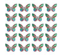 Yukfhgt Enamel Charms, 20 Pcs Cute Butterfly Pendants for Jewelry Making, Alloy Butterfly Jewelry for Necklace, Bracelet & Earrings DIY Supplies, Alloy, No Gemstone