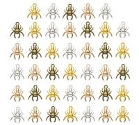 Yukfhgt Vintage Spider Charms 40pcs Creative Animal Charms Alloy Dangle Charms for DIY Key Chain Bracelet Necklace Halloween Jewelry Making, Alloy, No Gemstone