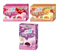 Yuki & Love 3 Flavour Box Strawberry Grape Mango Mochi Japanese Dessert Daifuku