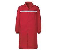 Yukirtiq Mens Warehouse Coat Workshop Lab Coat Gardening Over Coat Factory Work Smocks Garage Factory Work Jacket, Red, M