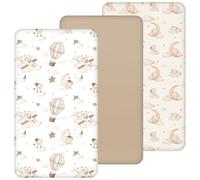 Yukkidds Next to Me Crib Sheets 83x50 cm, Baby Bedside Crib Fitted Sheets