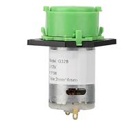 YUKOFE 12V Dosing Pump DIY Peristaltic Tube Head Easy Disassemble for Aquarium Lab Analysis (2 * 4 Green)