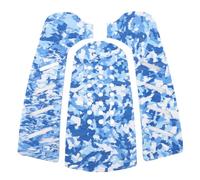 YUKOFE 3pcs EVA Surfboard Deck Traction Pad Non Slip Grip Double Diamond Pattern Surfboard Grip Mat with Hole for Longboard Shortboard Surfing Accessories