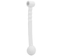 YUKOFE ABS Rubber Golf Swing Putting Rod Practice Training Aids Golf Ball with Stick Accessories Durable Swing Trainer for Indoor Outdoor Home Garden Use White Black 23cm Length 1 Pack
