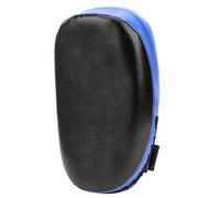 YUKOFE Boxing Kick Pad Kickboxing Training Mitt HighDensity Impact Absorbing Curved Hand Target for Muay Thai MMA Fitness Training Blue Black 33x20x9cm