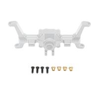 YUKOFE CNC Front Axle Housing Aluminium Alloy Anodizing Treatment Precision CNC Process Front Axle Housing for FMS FCX24 1/24 RC Car Lightweight Durable Upgrade Part 79mm 3.1in (Silver)